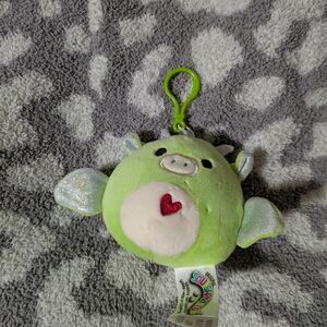 🦋5/25$ Squishmallows Green Dragon Keychain
